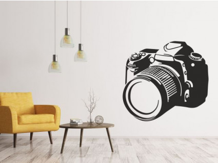 Samolepky na stenu - Fotoaparát