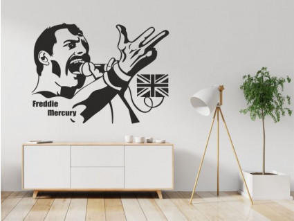 Nálepky na stenu - Freddie Mercury