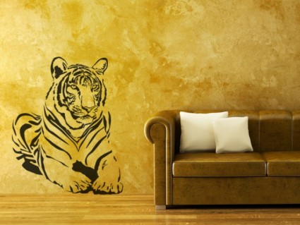 Samolepky na stenu - Tiger