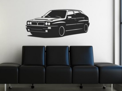 Samolepky na stenu - Lancia Delta