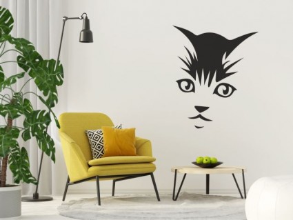 Samolepky na stenu - Mačka