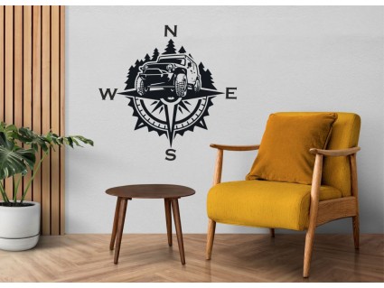 Samolepky na stenu - Offroad 4x4