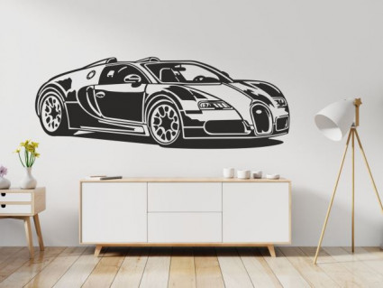 Samolepky na stenu - Bugatti Veyron