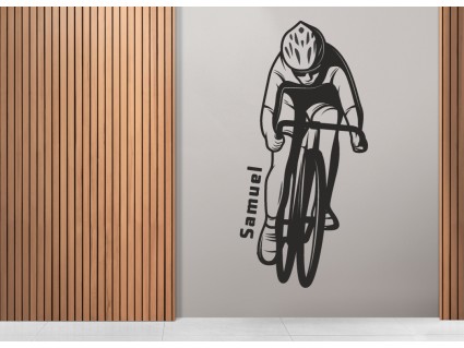 Samolepky na stenu - Cestný bicykel