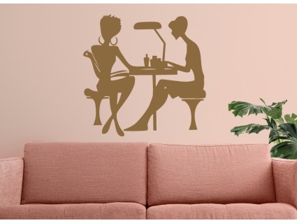 Samolepky na stenu - Modeláž nechtov