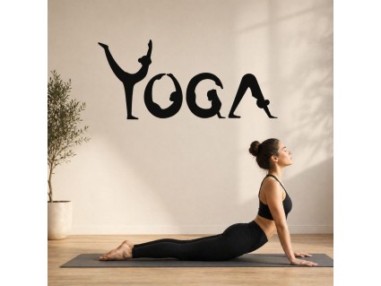 Samolepky na stenu - Yoga