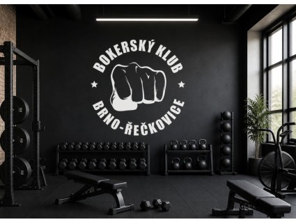 Samolepiace dekorácie - Boxerský klub