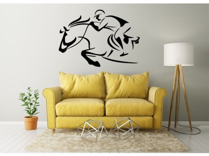 Samolepka na stenu - Kôň skok