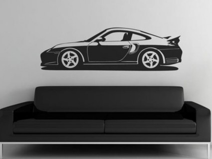 Samolepky na stenu - Porsche