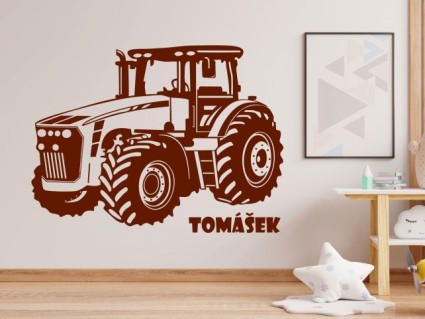 Samolepky na stenu pre deti - Traktor