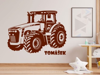 Samolepky na stenu pre deti - Traktor