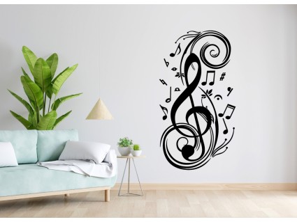 Samolepky na stenu - Hudba