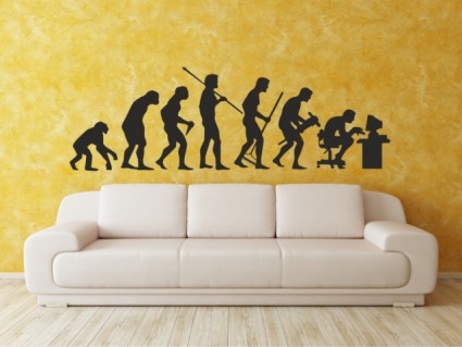 Dekorácia na stenu - Evolúcia