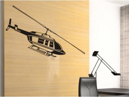 Samolepky na stenu - Helikoptéra