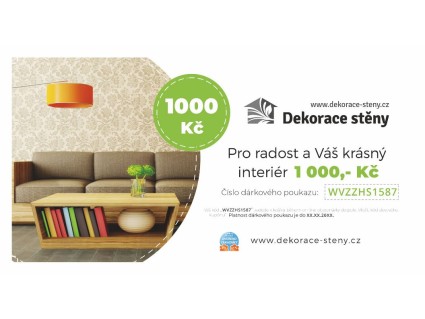 Darčekový poukaz na samolepky v hodnote 40 €