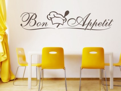 Samolepky na stenu - Bon Appetit