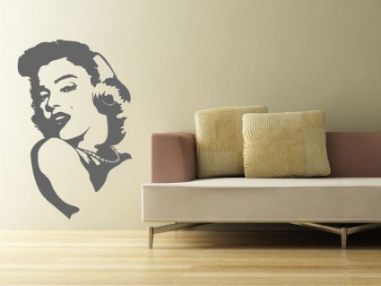 Samolepka na stenu - Marilyn Monroe