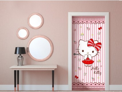 Fototapety na dvere - Hello Kitty