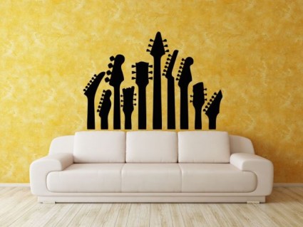 Dekorácia na stenu - Gitary