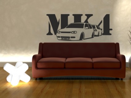 Samolepiace dekorácie - Golf MK 4
