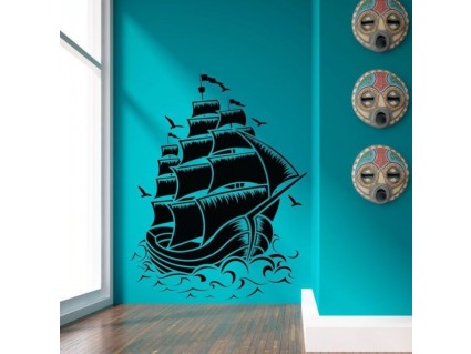 Bytové dekorácie - Pirátska loď
