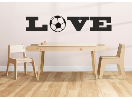 Samolepky na steny - Futbalová láska