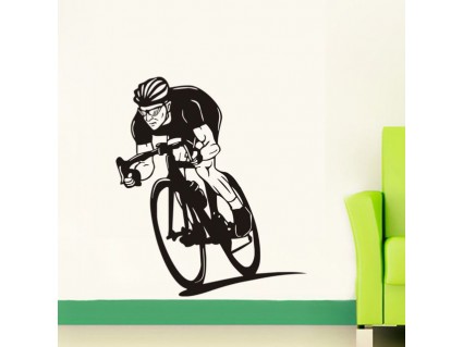 Samolepky na steny - Cyklista