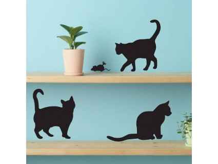 Nálepky na stenu - Mačičky
