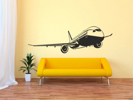 Samolepka na stenu - Dopravné lietadlo