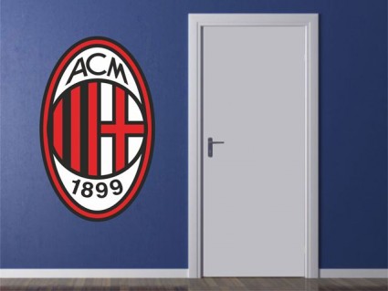 Samolepka na stenu - AC Miláno