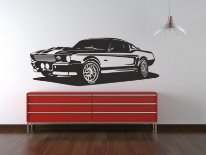 Samolepky na stenu - Ford Mustang