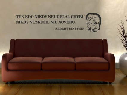 Samolepky na stenu - Albert Einstein